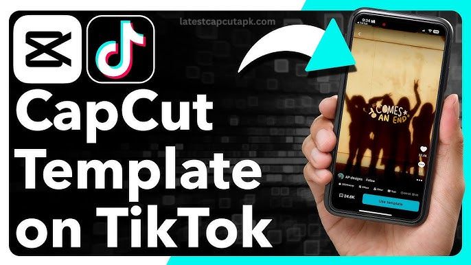 How to link capcut template to tiktok