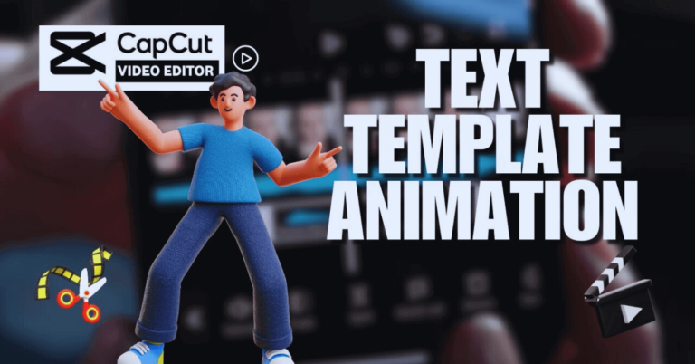 CapCut templates with text animation