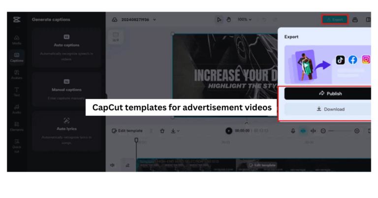 CapCut Templates for Advertisement Videos