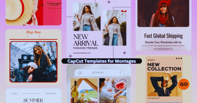 CapCut templates for montages