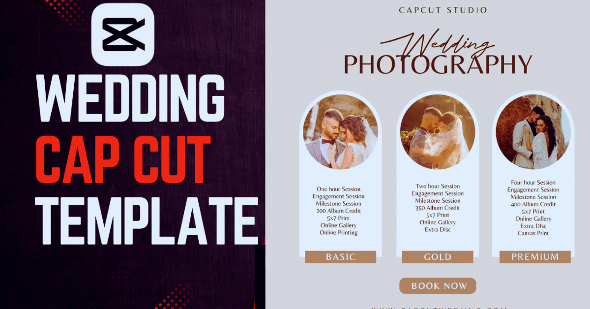 CapCut templates for weddings