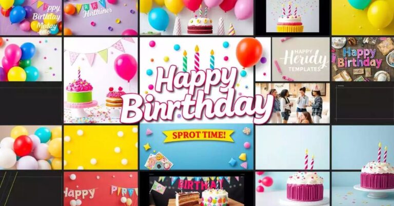 Capcut Birthday Templates