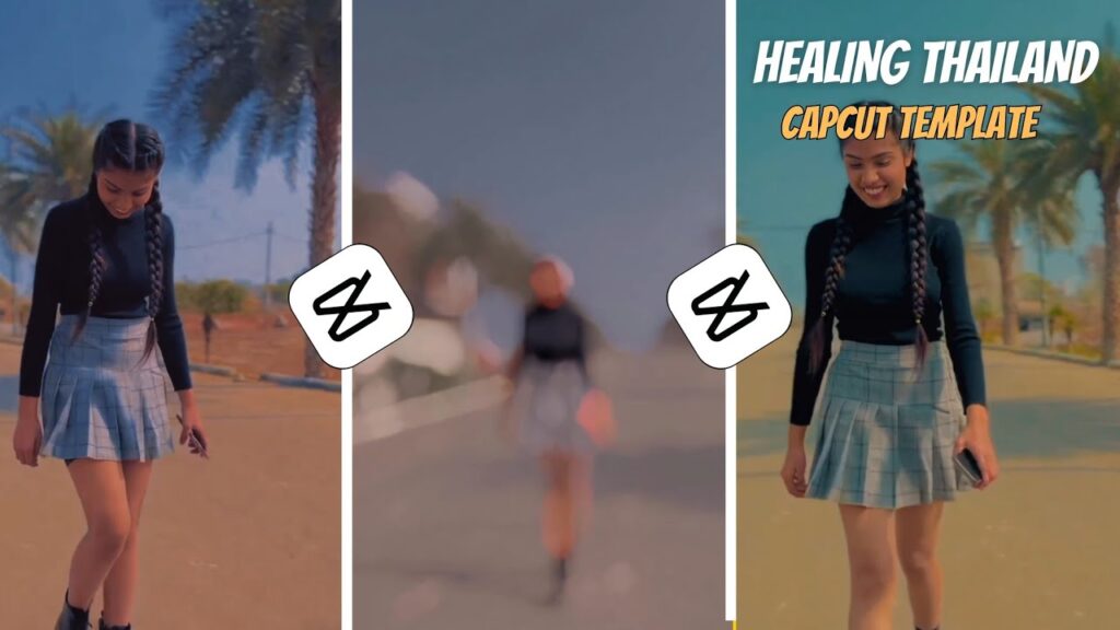 How To Use Healing Thailand Capcut Template
