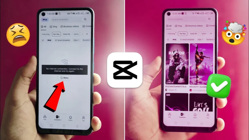 How to Fix CapCut No Internet Connection